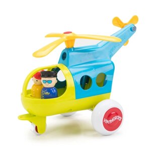 Игрушка "Модель вертолета JUMBO", с 2 фигурками, новые цвета
