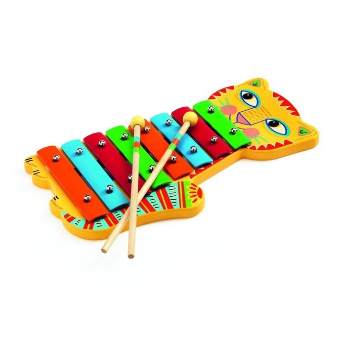 Игрушка музыкальная ксилофон "Кот", 8 тонов от компании Интернет-гипермаркет «MALL24» - фото 1
