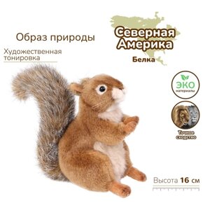 Игрушка мягкая Hansa "Белка красная", 17 см