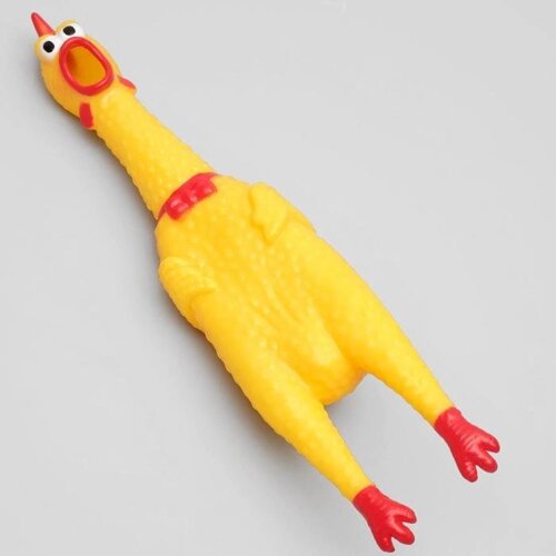 Игрушка пищащая "Задумчивая курица", 28 см