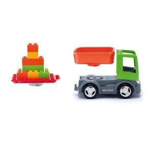 Игрушка "Строительная платформа", с блоками и сменным кузовом