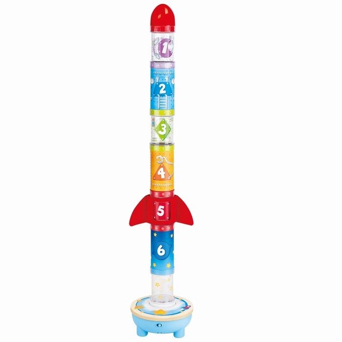 Интерактивная игрушка Hape "Ракета" для детей от компании Интернет-гипермаркет «MALL24» - фото 1