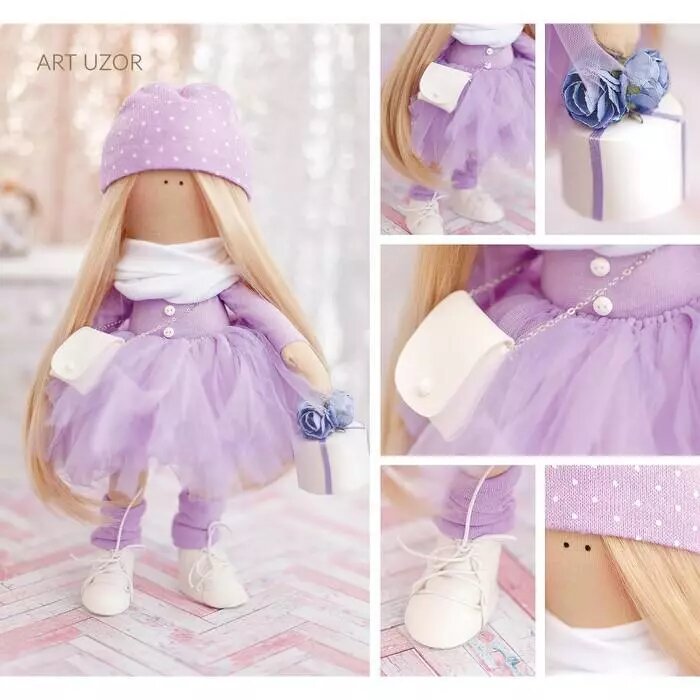 Интерьерная кукла "Лизи", набор для шитья, 18 х 22 х 3.6 см от компании Интернет-гипермаркет «MALL24» - фото 1