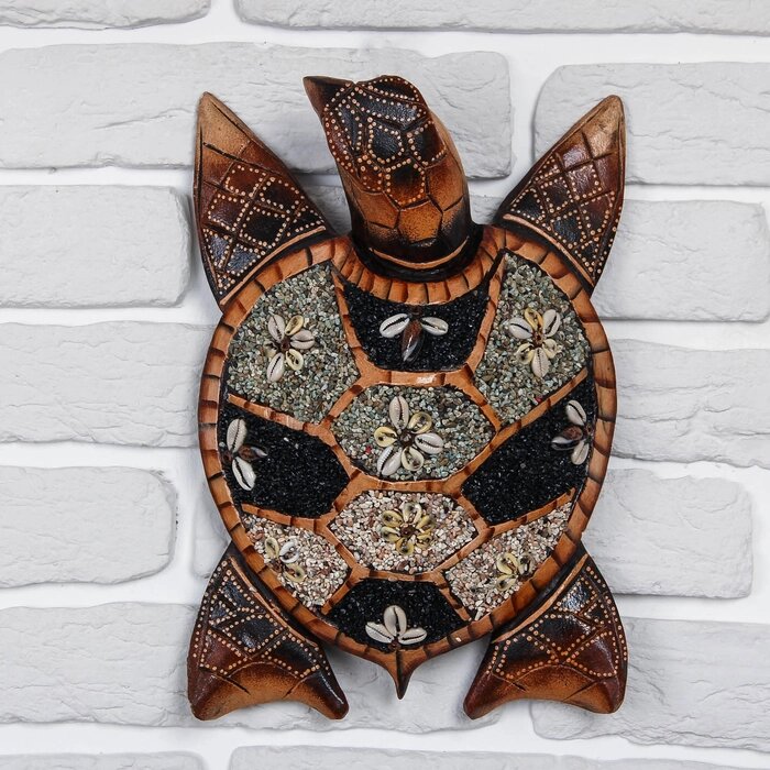 Интерьерный сувенир "Черепаха" 30х20х9 см от компании Интернет-гипермаркет «MALL24» - фото 1
