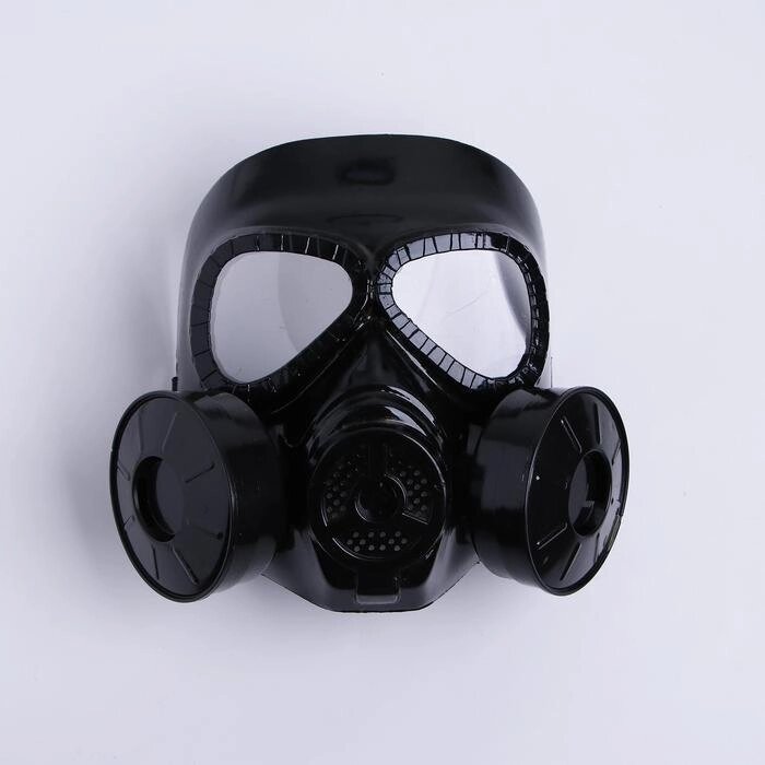 Карнавальная маска "Противогаз", цвет чёрный от компании Интернет-гипермаркет «MALL24» - фото 1