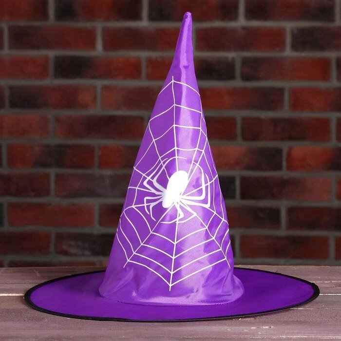 Карнавальная шляпа "Паук", цвет фиолетовый от компании Интернет-гипермаркет «MALL24» - фото 1