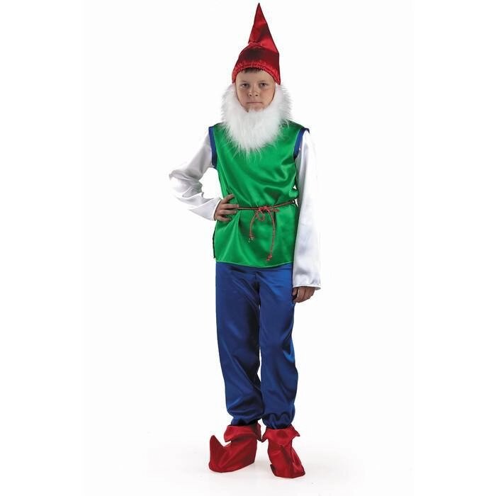 Карнавальный костюм "Гном", текстиль, р. 34, рост 134 см от компании Интернет-гипермаркет «MALL24» - фото 1