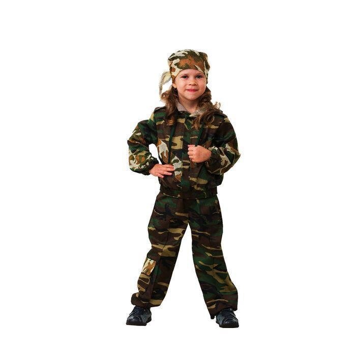 Карнавальный костюм "Спецназ", размер 30, рост 116 см от компании Интернет-гипермаркет «MALL24» - фото 1