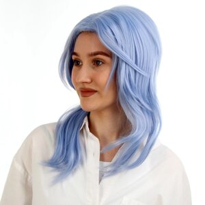 Карнавальный парик, цвет голубой