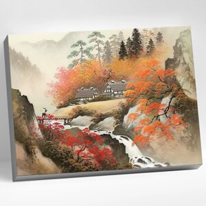 Картина по номерам 40*50 японский пейзаж (23 цвета)