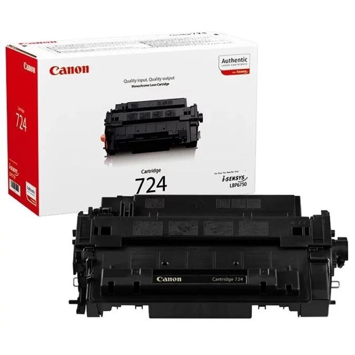 Картридж Canon 724 3481B002 для LBP-6750Dn (6000k), черный от компании Интернет-гипермаркет «MALL24» - фото 1