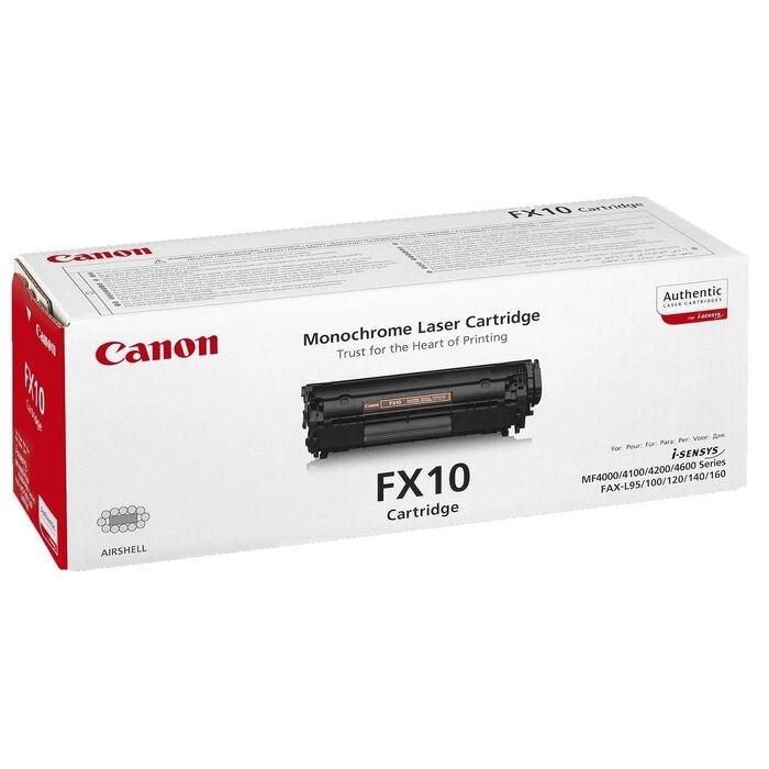 Картридж Canon FX-10 для L100/L120/MF4018 (2000k), черный от компании Интернет-гипермаркет «MALL24» - фото 1