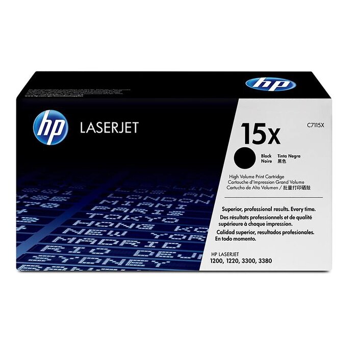 Картридж HP 15X C7115X для LJ 1200/1220/1000W (3500k), черный от компании Интернет-гипермаркет «MALL24» - фото 1
