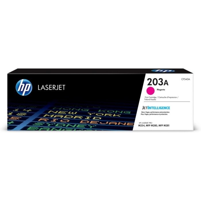 Картридж HP 203A CF543A для M254/280/281 (1300k), пурпурный от компании Интернет-гипермаркет «MALL24» - фото 1