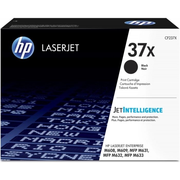 Картридж HP 37X CF237X для LJ Ent M506/M527 (25000k), черный от компании Интернет-гипермаркет «MALL24» - фото 1