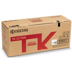 Картридж Kyocera TK-5270M 1T02TVBNL0 (M6230cidn/P6230cdn), для Kyocera (6000стр. пурпурный 78936