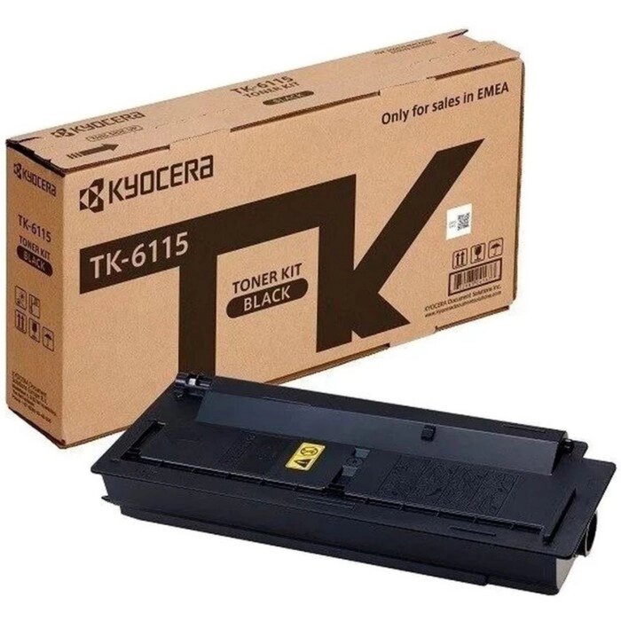 Картридж Kyocera TK-6115 1T02P10NL0 (M4125idn/M4132idn), для Kyocera (15000 стр.), чёрный от компании Интернет-гипермаркет «MALL24» - фото 1