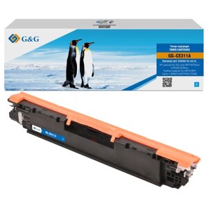 Картридж лазерный G&G GG-CE311A CE311A голубой (1000стр.) для HP LaserJet Pro MFP M175nw/CP 107412