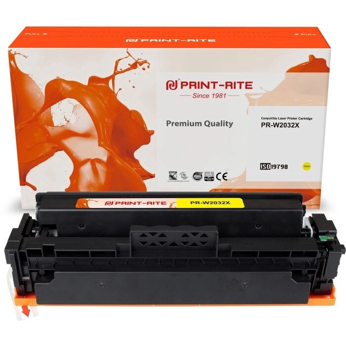 Картридж лазерный Print-Rite TFHBKUYPU1J PR-W2032X W2032X желтый (6000стр.) для HP Color La   107413 от компании Интернет-гипермаркет «MALL24» - фото 1