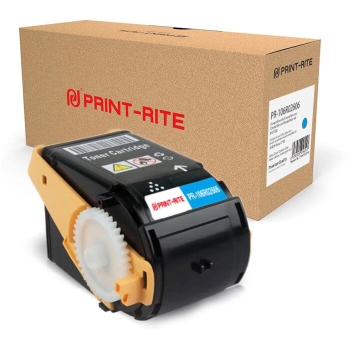 Картридж лазерный Print-Rite TFXAFWCPRJ PR-106R02606 106R02606 голубой (4500стр.) для Xerox   107417 от компании Интернет-гипермаркет «MALL24» - фото 1