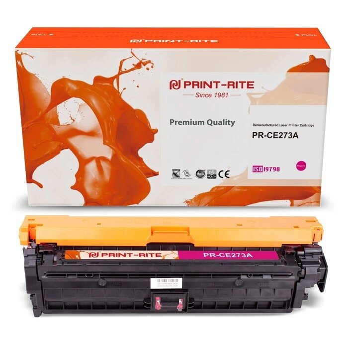 Картридж лазерный Print-Rite TRH862BPU1J PR-CE273A CE273A пурпурный (13500стр.) для HP LJ E   107413 от компании Интернет-гипермаркет «MALL24» - фото 1