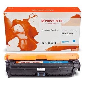 Картридж лазерный print-rite TRHE95CPU1j PR-CE341A CE341A голубой (16000стр.) для HP CLJ M7 107413