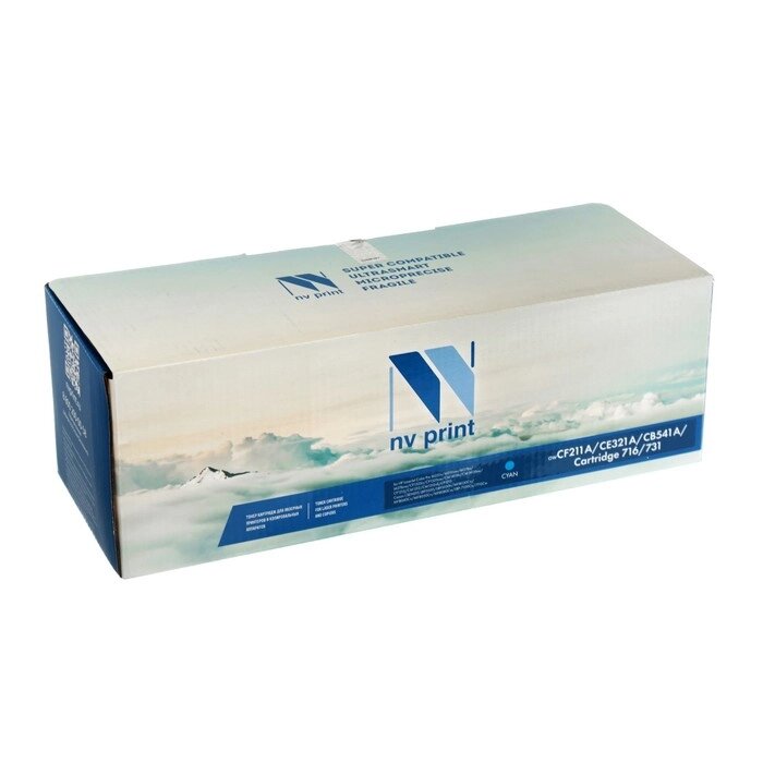 Картридж NV PRINT CF211A/CE321A/CB541A/Canon 716/731 Cyan для HP и Canon (1600k), голубой от компании Интернет-гипермаркет «MALL24» - фото 1