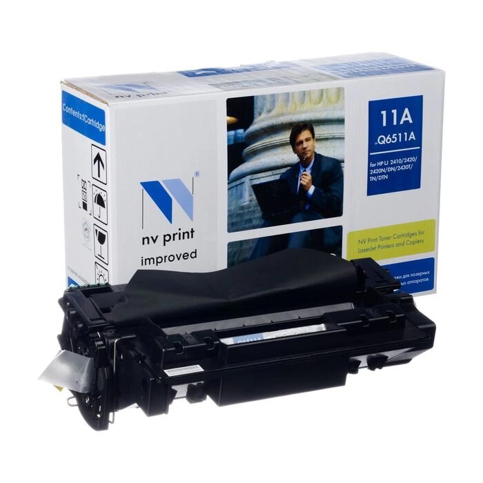 Картридж NVP совместимый HP Q6511A для LaserJet 2410/2420/2420d/2420dn/2420n/2430dtn/2430t от компании Интернет-гипермаркет «MALL24» - фото 1