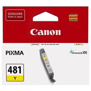 Картридж струйный Canon CLI-481 Y 2100C001 желтый для Canon Pixma TS5140/6140/8140/8540