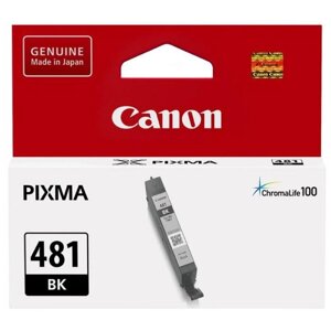 Картридж струйный Canon CLI-481BK черный для Canon PixmaTS6140/TS8140TS/TS9140/TR7540