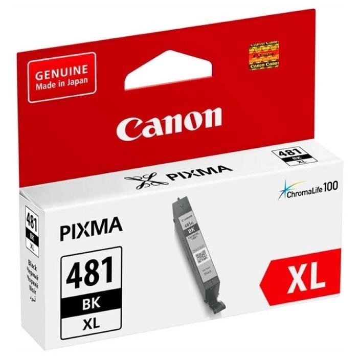 Картридж струйный Canon CLI-481XL BK черный для Canon Pixma TS6140/TS8140TS/TS9140/TR7540 от компании Интернет-гипермаркет «MALL24» - фото 1