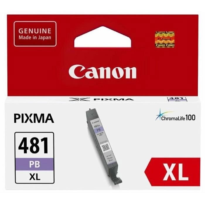 Картридж струйный Canon CLI-481XL PB 2048C001 фото голубой для Canon PixmaTS8140TS/TS9140 от компании Интернет-гипермаркет «MALL24» - фото 1
