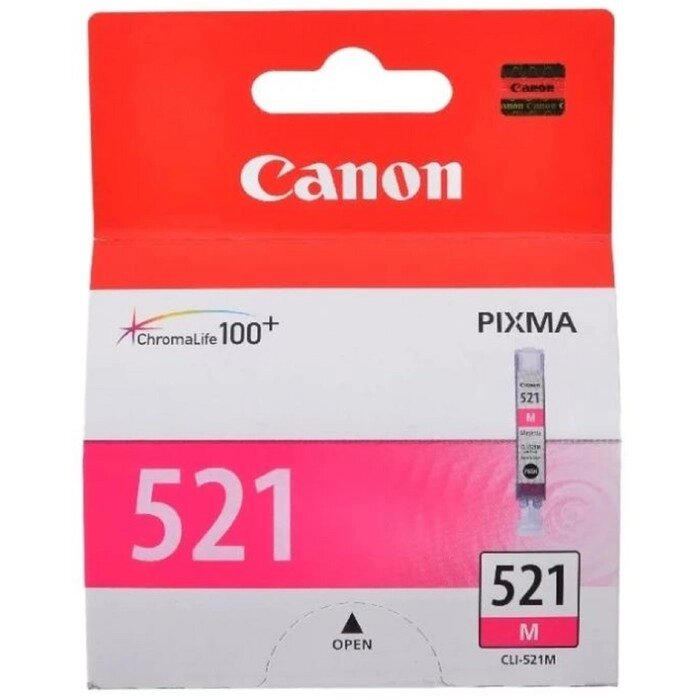 Картридж струйный Canon CLI-521M 2935B004 пурпурный для Canon iP3600/4600/MP540/620/630/980   172483 от компании Интернет-гипермаркет «MALL24» - фото 1