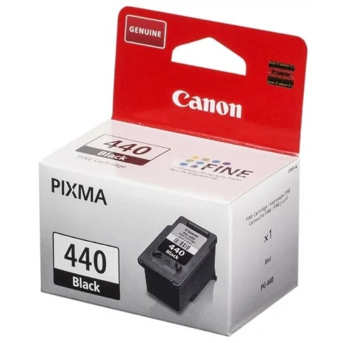 Картридж струйный Canon PG-440 5219B001 черный для Canon MG2140/3140 от компании Интернет-гипермаркет «MALL24» - фото 1