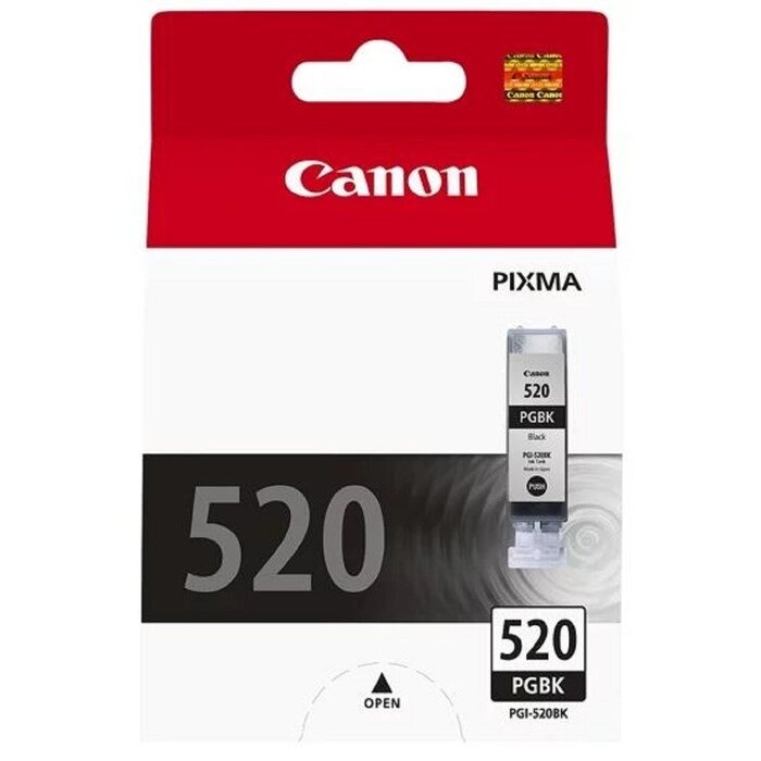 Картридж струйный Canon PGI-520BK черный для Canon iP3600/4600/MP540/620/630/980 от компании Интернет-гипермаркет «MALL24» - фото 1