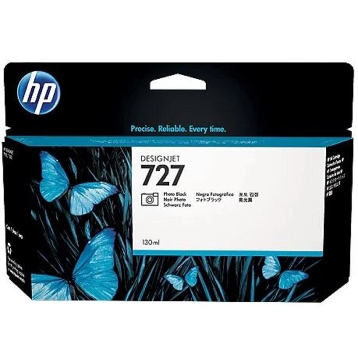 Картридж струйный HP 727 B3P23A черный для HP DJ T920/T1500 (130мл) от компании Интернет-гипермаркет «MALL24» - фото 1