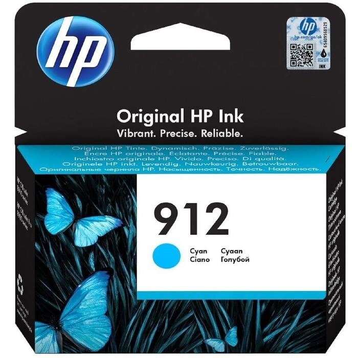 Картридж струйный HP 912 3YL77AE голубой для HP OfficeJet 801x/802x (315стр.) от компании Интернет-гипермаркет «MALL24» - фото 1