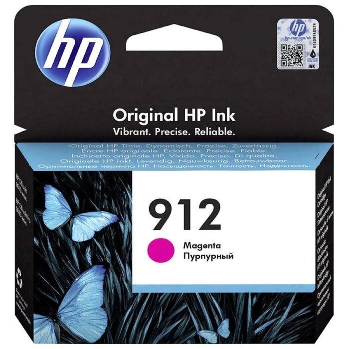Картридж струйный HP 912 3YL78AE пурпурный для HP OfficeJet 801x/802x (315стр.) от компании Интернет-гипермаркет «MALL24» - фото 1