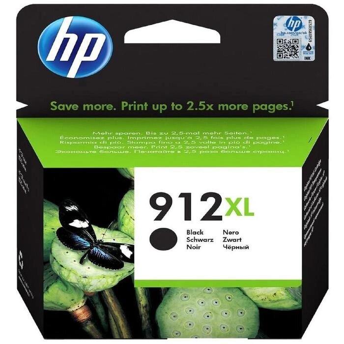 Картридж струйный HP 912XL 3YL84AE черный для HP OfficeJet 801x/802x (825стр.) от компании Интернет-гипермаркет «MALL24» - фото 1