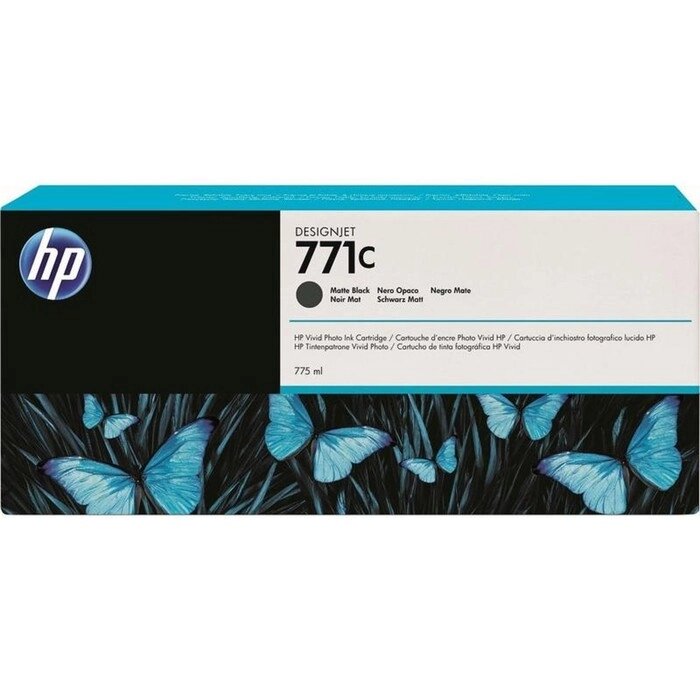 Картридж струйный HP №771C B6Y07A черный матовый для HP DJ Z6200 (775мл) от компании Интернет-гипермаркет «MALL24» - фото 1