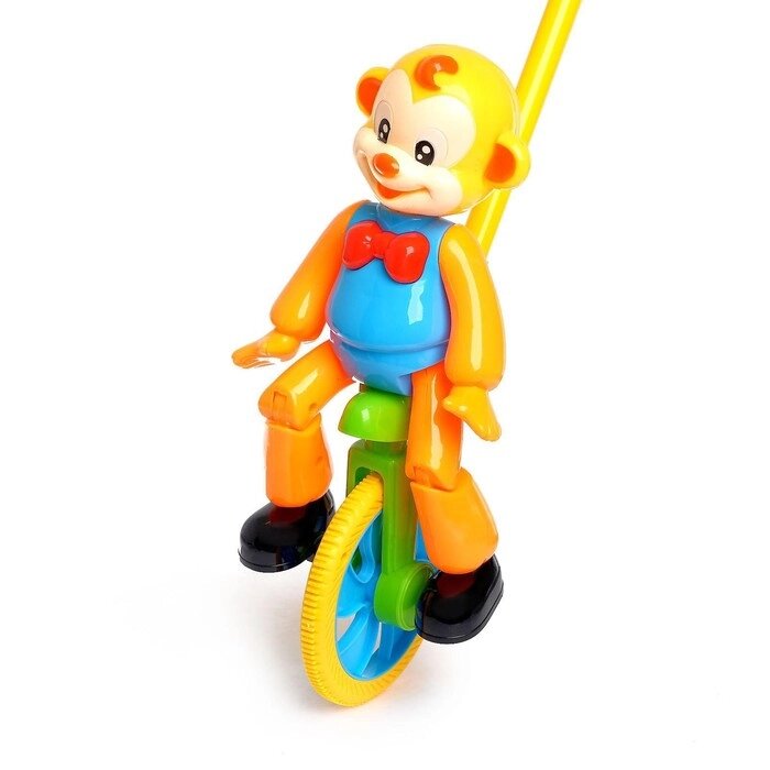 Каталка на палочке "Цирковая обезьянка" от компании Интернет-гипермаркет «MALL24» - фото 1