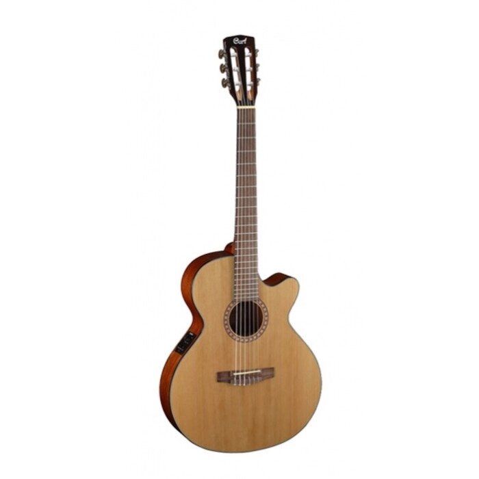 Классическая гитара Cort CEC5-NAT Classic Series со звукоснимателем, с вырезом от компании Интернет-гипермаркет «MALL24» - фото 1