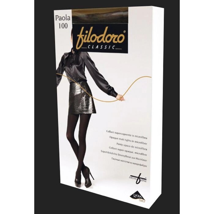Колготки "Filodoro classic" Paola 100 (40/1), р. 2, coffe от компании Интернет-гипермаркет «MALL24» - фото 1