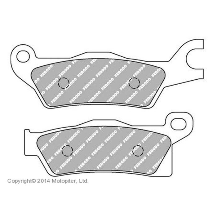 Колодки тормозные для утилитарных квадроциклов, FDB2274SG от компании Интернет-гипермаркет «MALL24» - фото 1