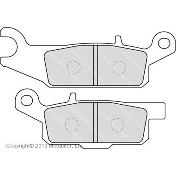 Колодки тормозные передние правые для квадроциклов Yamaha Grizzly 550/700, FDB2230SG от компании Интернет-гипермаркет «MALL24» - фото 1