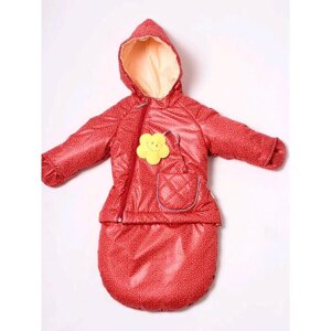 Комбинезон детский "Гномик", рост 68 см, цвет красный