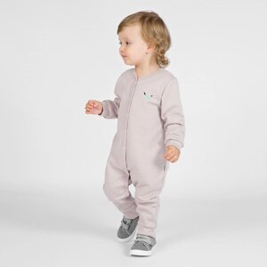 Комбинезон детский с открытыми ножками "Облака", рост 74 см, цвет бежевый