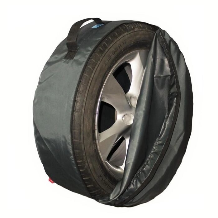 Комплект чехлов для хранения колес Tplus, 630х210 мм, серый, T001318 от компании Интернет-гипермаркет «MALL24» - фото 1