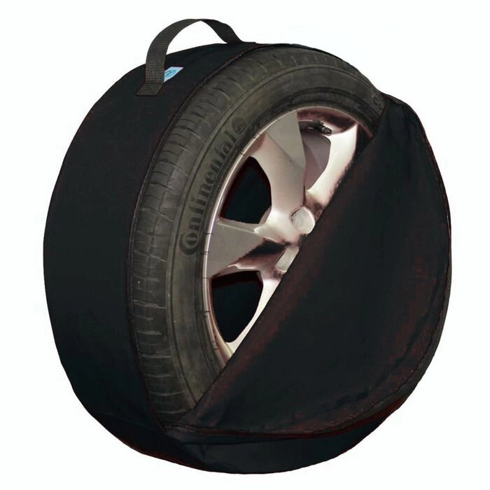 Комплект чехлов для хранения колес Tplus, 650х220 мм, черный, T002230 от компании Интернет-гипермаркет «MALL24» - фото 1