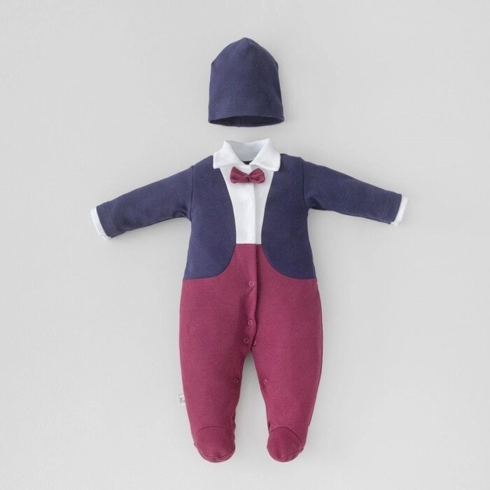 Комплект детский, рост 50-56 см, цвет тёмно-синий от компании Интернет-гипермаркет «MALL24» - фото 1